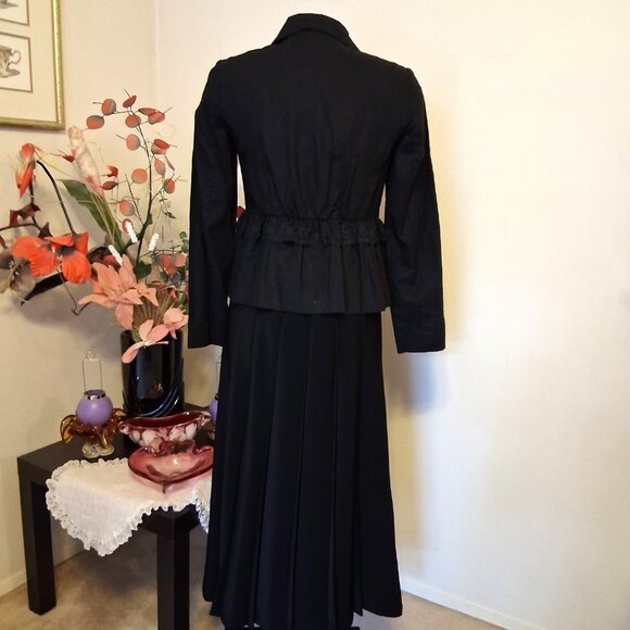 NWOT mac & jac Women’s Chic Black Lined Lace Blazer Lightweight Jacket Size 6 - Picture 7 of 13